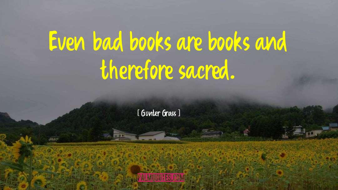 Bad Books quotes by Gunter Grass