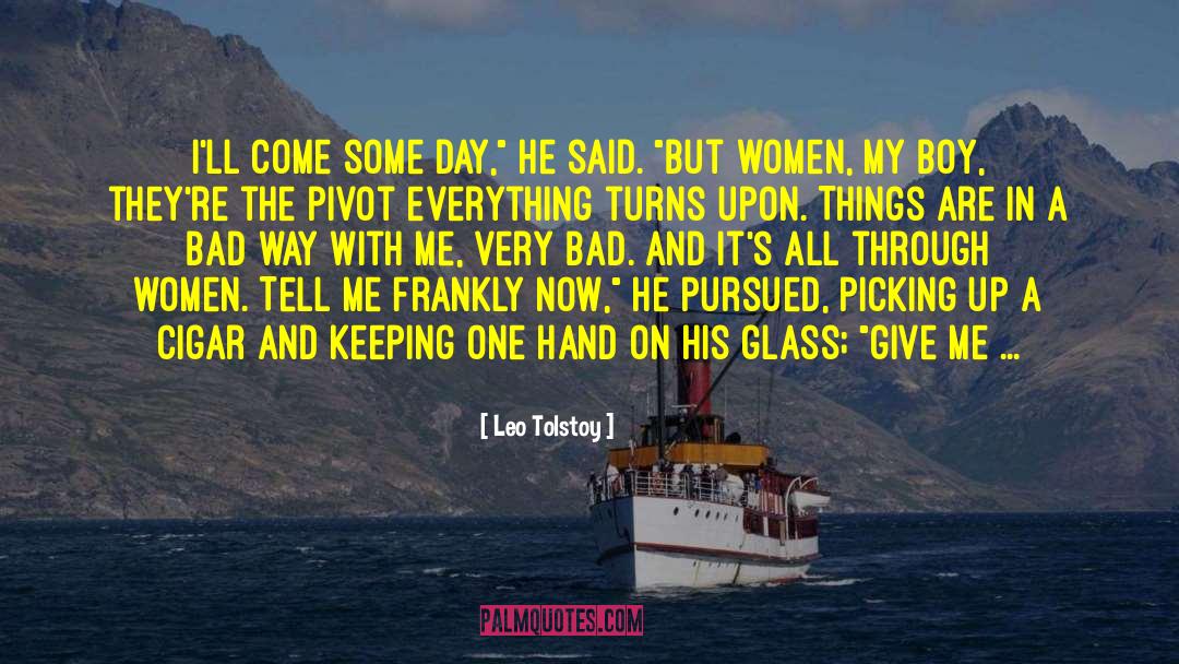 Bad Boy Angel quotes by Leo Tolstoy
