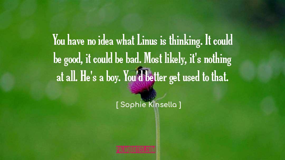 Bad Boy Hero quotes by Sophie Kinsella