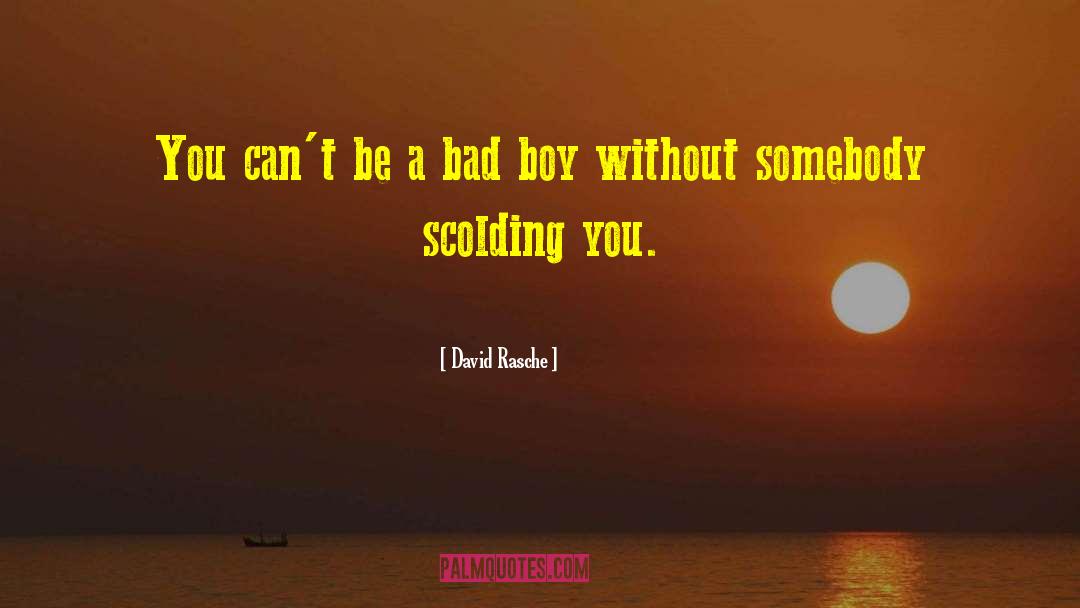 Bad Boy quotes by David Rasche