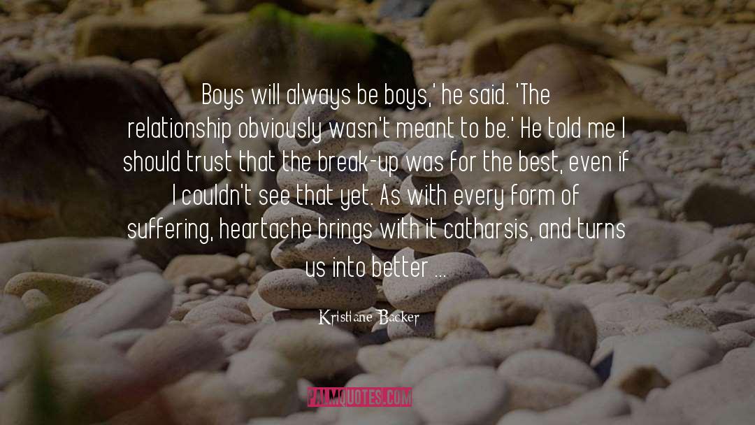 Bad Boy Romance quotes by Kristiane Backer