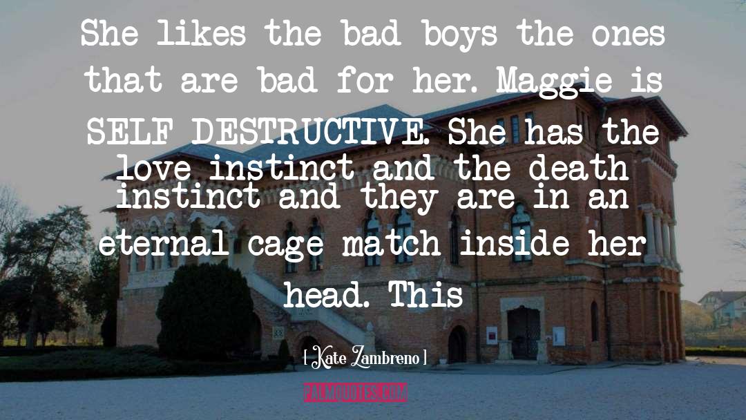 Bad Boys quotes by Kate Zambreno