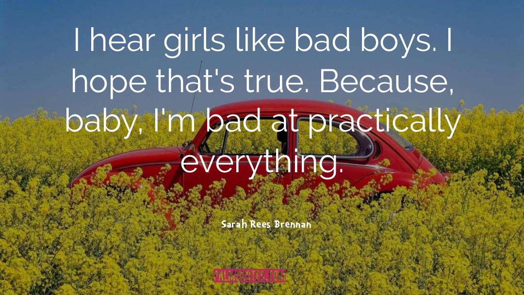 Bad Boys quotes by Sarah Rees Brennan
