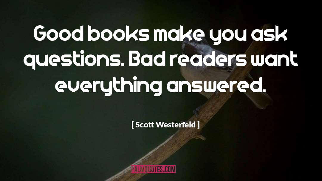 Bad Cooking quotes by Scott Westerfeld