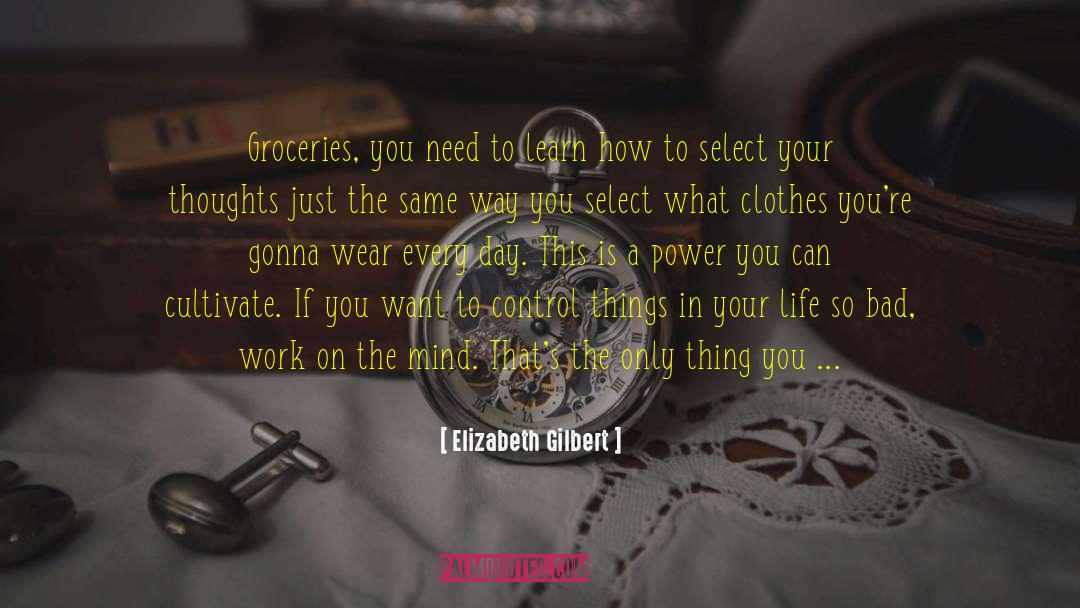 Bad Day Life quotes by Elizabeth Gilbert