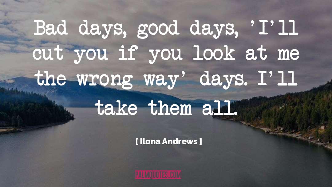 Bad Days quotes by Ilona Andrews