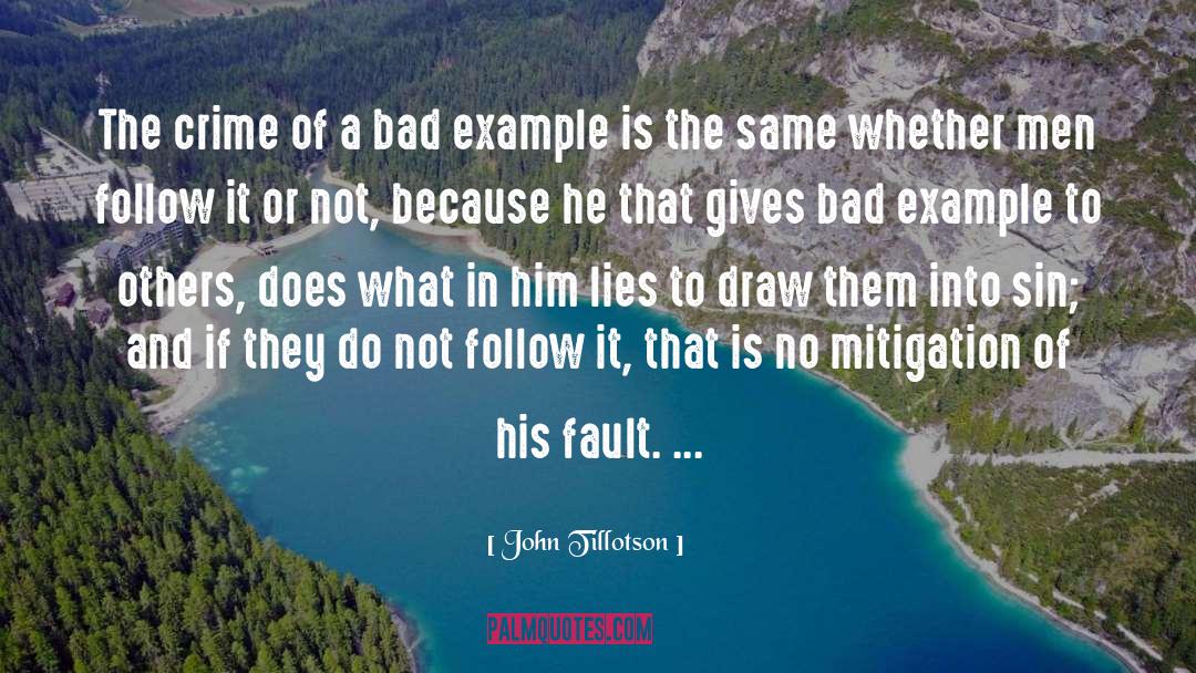 Bad Example quotes by John Tillotson