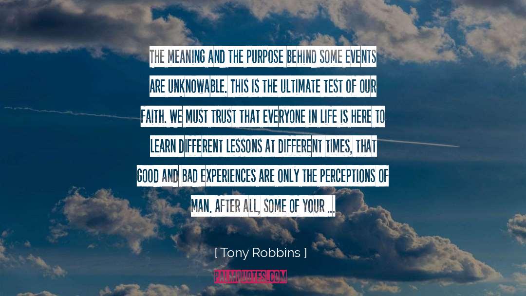 Bad Experiences quotes by Tony Robbins