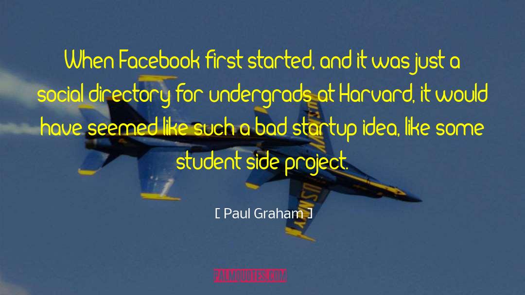 Bad Facebook quotes by Paul Graham