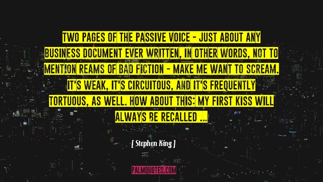 Bad Fiction quotes by Stephen King