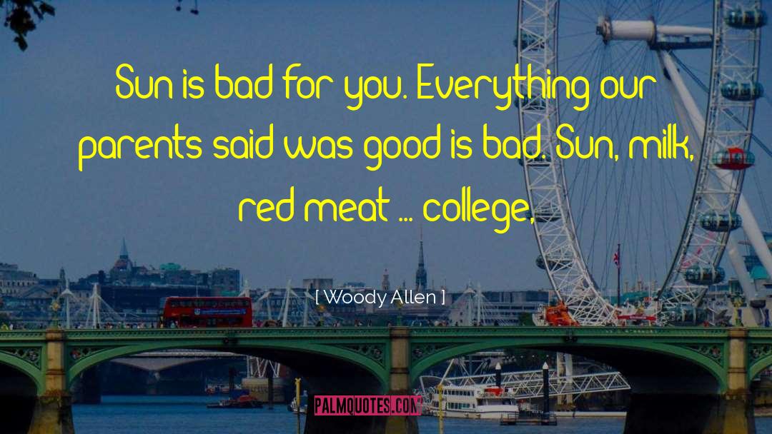 Bad For You quotes by Woody Allen