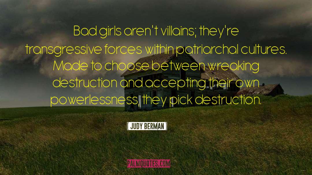 Bad Girls quotes by Judy Berman