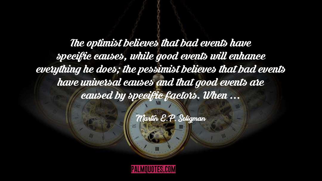 Bad Gods quotes by Martin E.P. Seligman