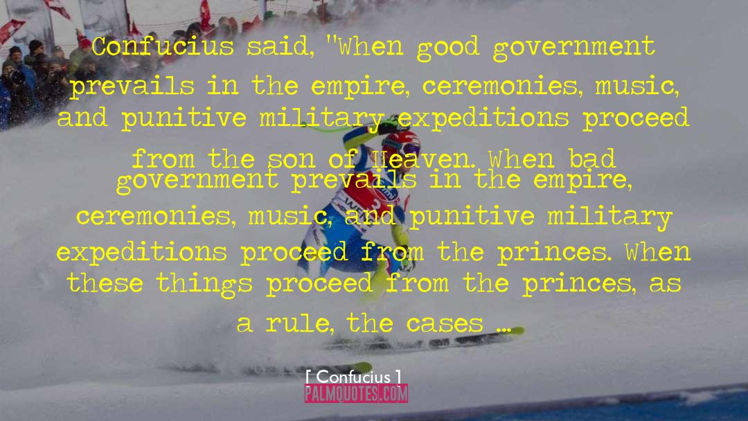 Bad Government quotes by Confucius