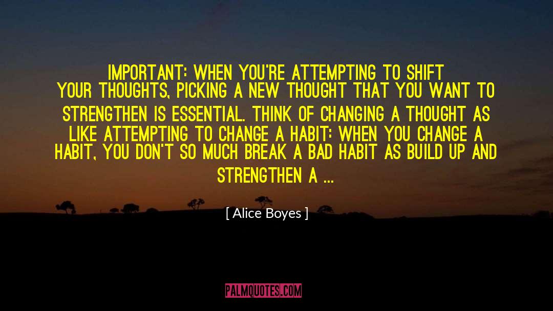 Bad Habit quotes by Alice Boyes