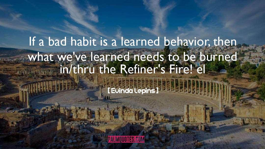 Bad Habit quotes by Evinda Lepins