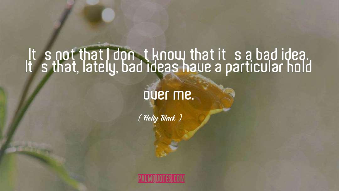 Bad Idea quotes by Holly Black