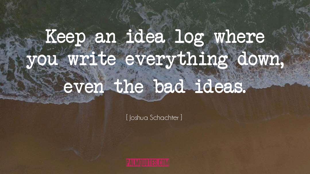 Bad Ideas quotes by Joshua Schachter