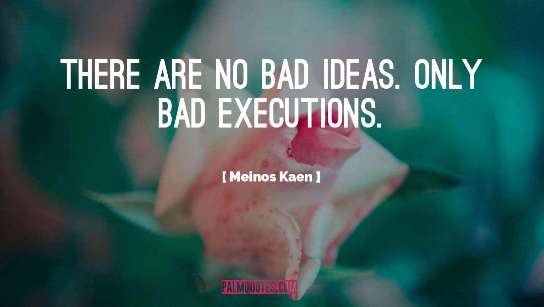 Bad Ideas quotes by Meinos Kaen
