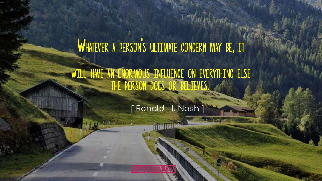 Bad Influence quotes by Ronald H. Nash