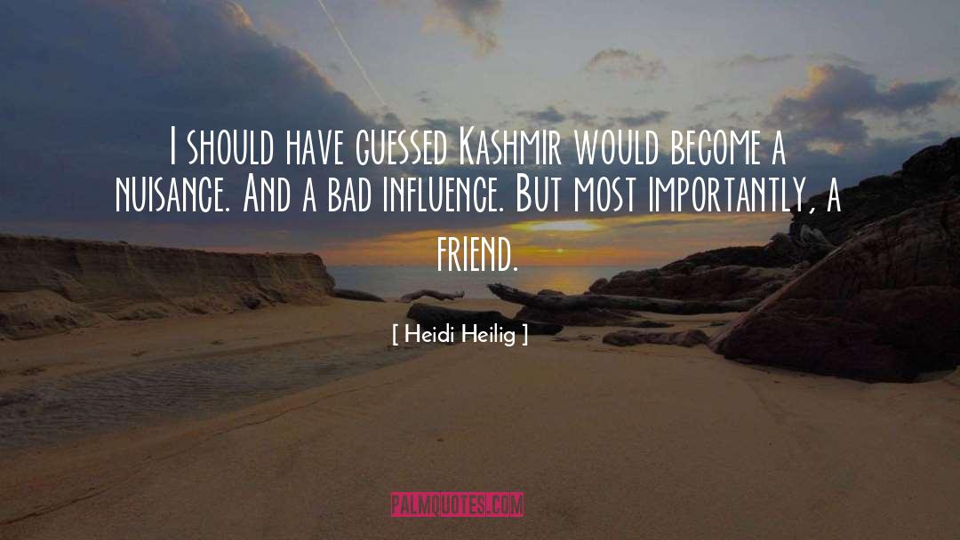 Bad Influence quotes by Heidi Heilig