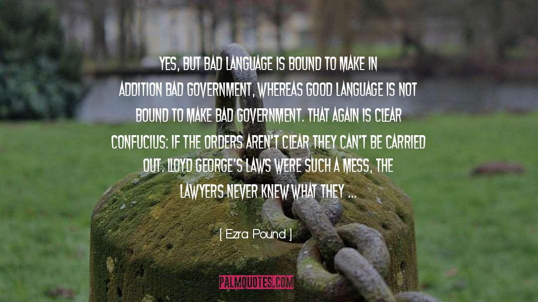 Bad Language quotes by Ezra Pound