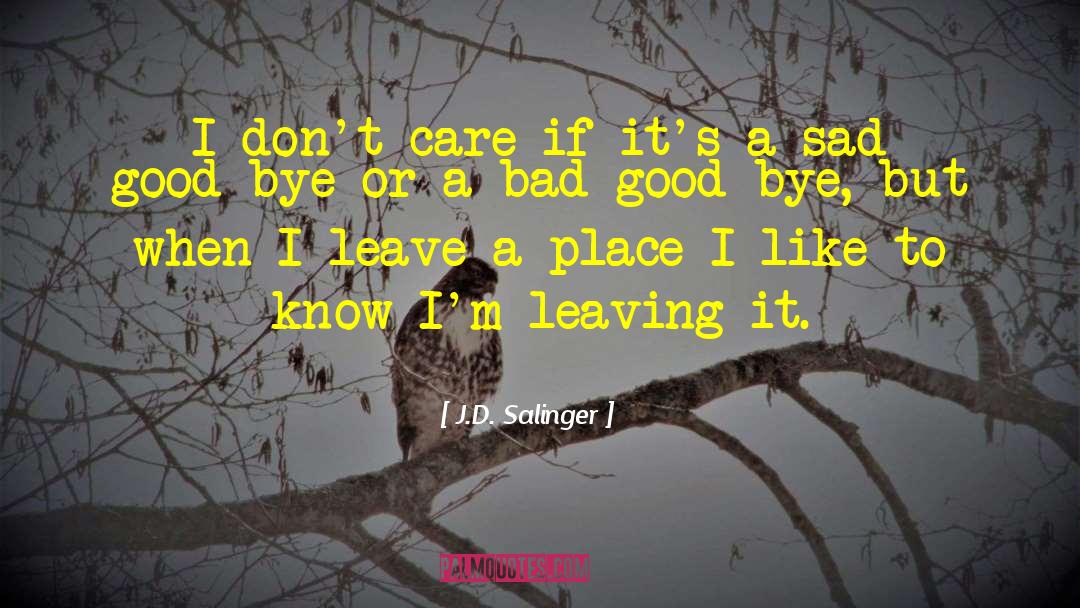 Bad Liar quotes by J.D. Salinger