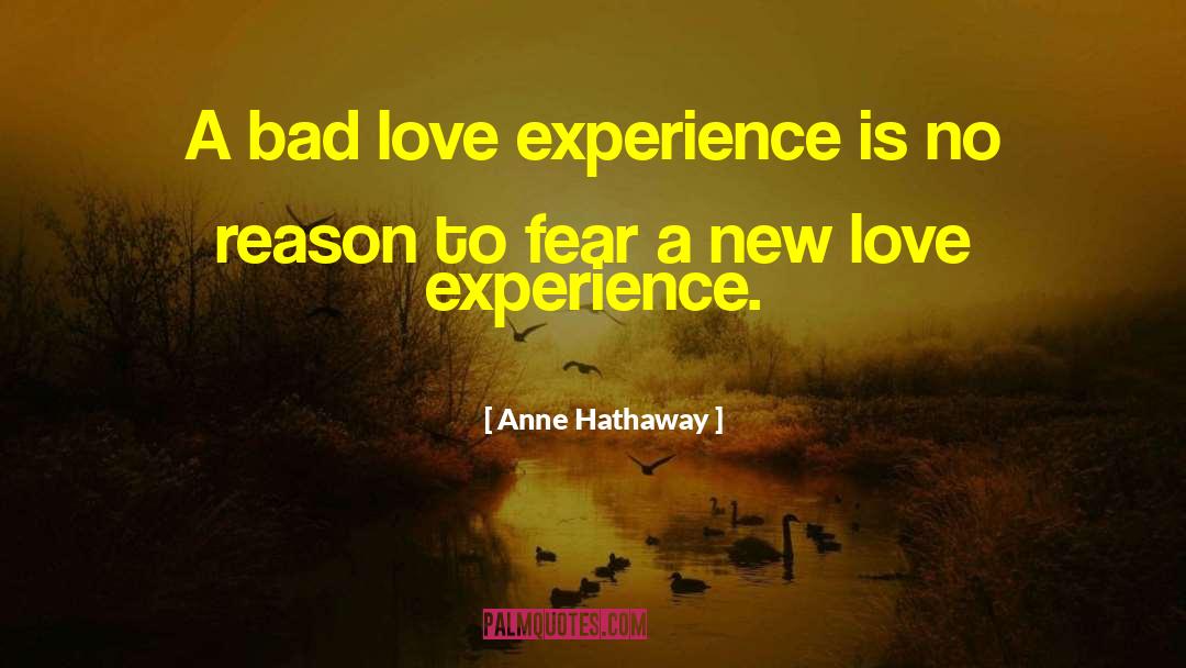 Bad Love quotes by Anne Hathaway