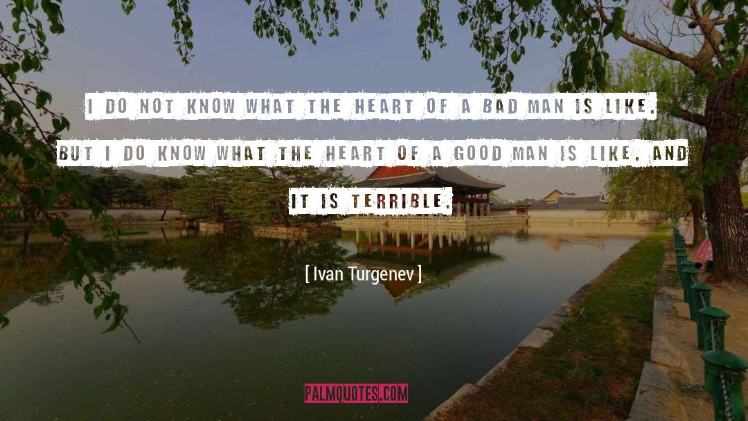 Bad Man quotes by Ivan Turgenev