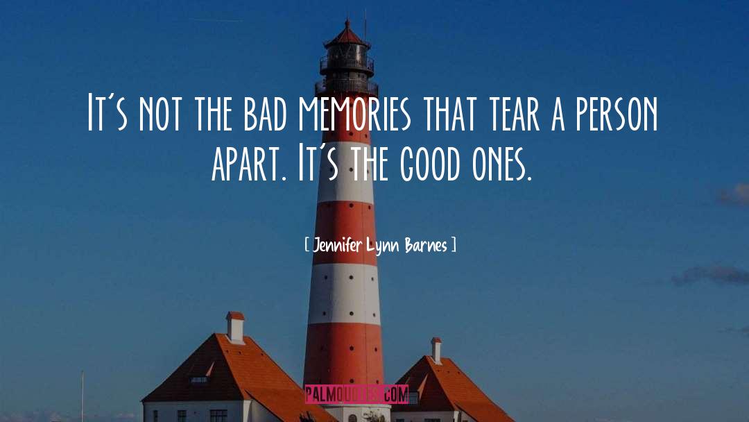 Bad Memories quotes by Jennifer Lynn Barnes