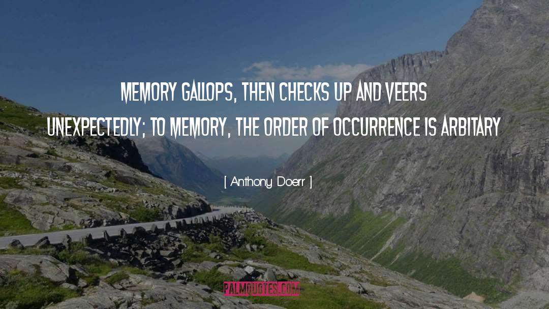 Bad Memory Quote quotes by Anthony Doerr