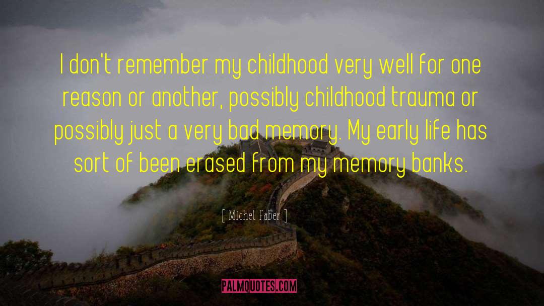 Bad Memory Quote quotes by Michel Faber
