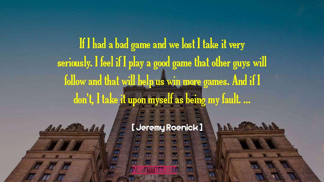 Bad Moods quotes by Jeremy Roenick