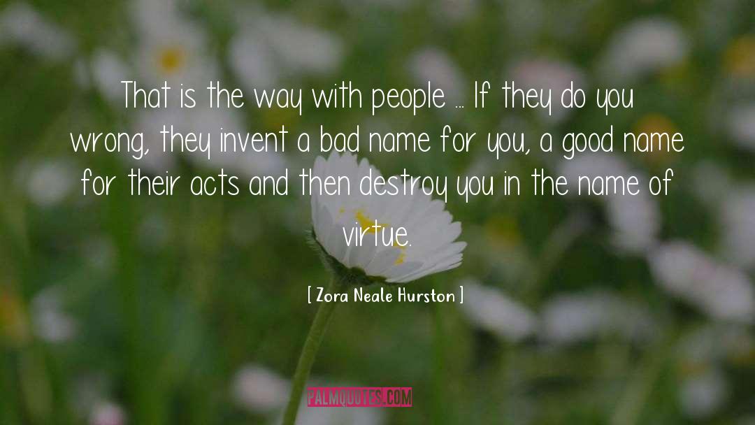 Bad Name quotes by Zora Neale Hurston