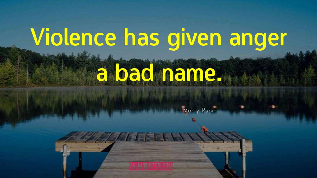 Bad Name quotes by Marty Rubin