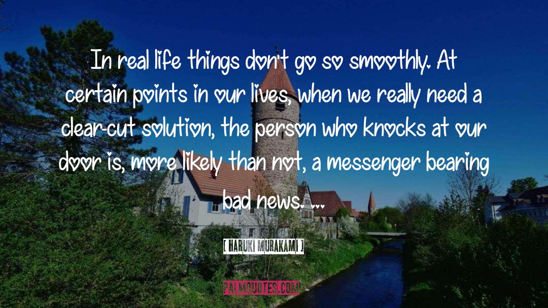 Bad News quotes by Haruki Murakami