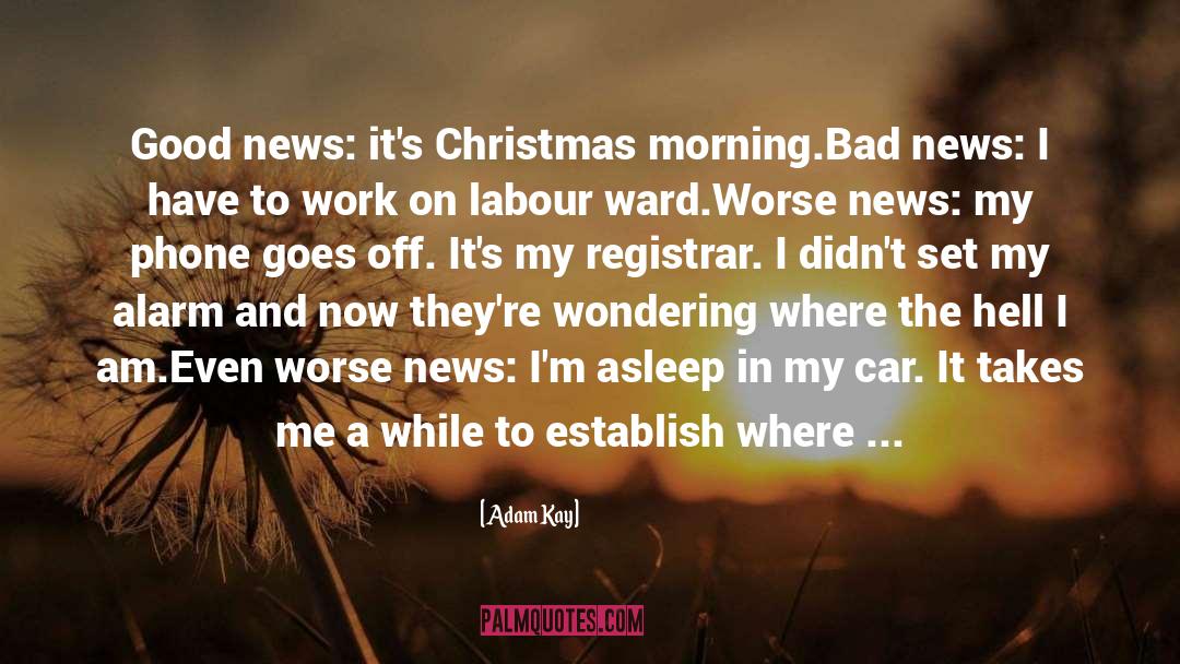 Bad News quotes by Adam Kay