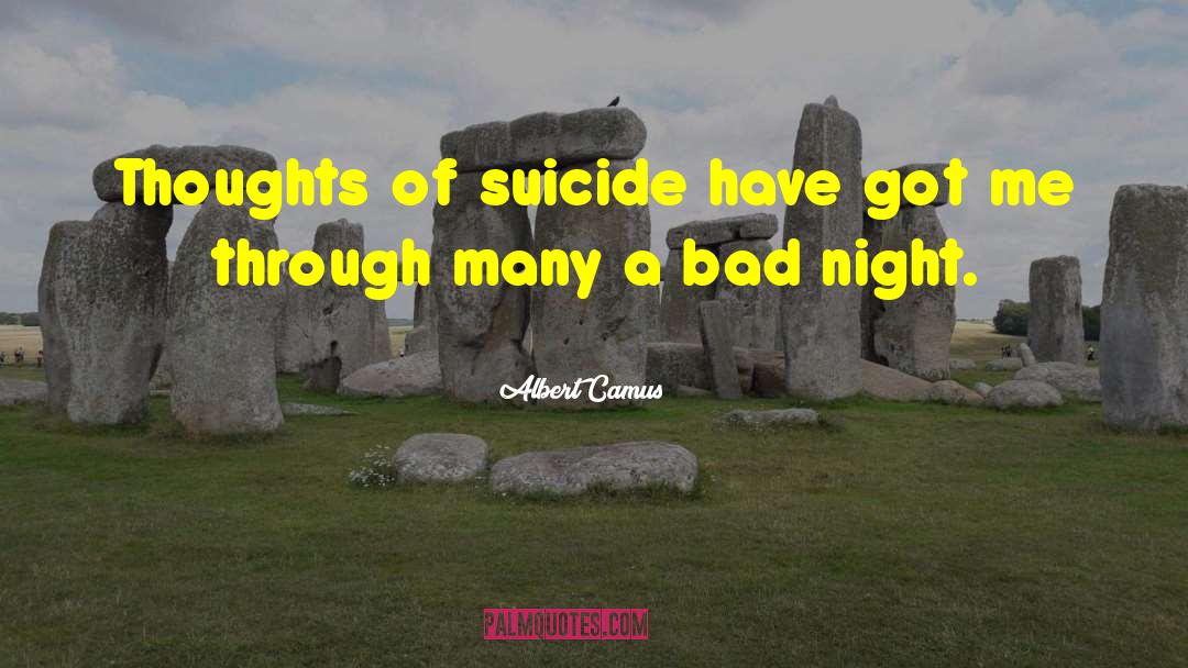 Bad Night quotes by Albert Camus