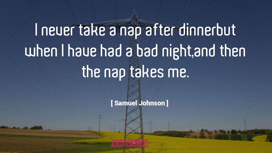 Bad Night quotes by Samuel Johnson