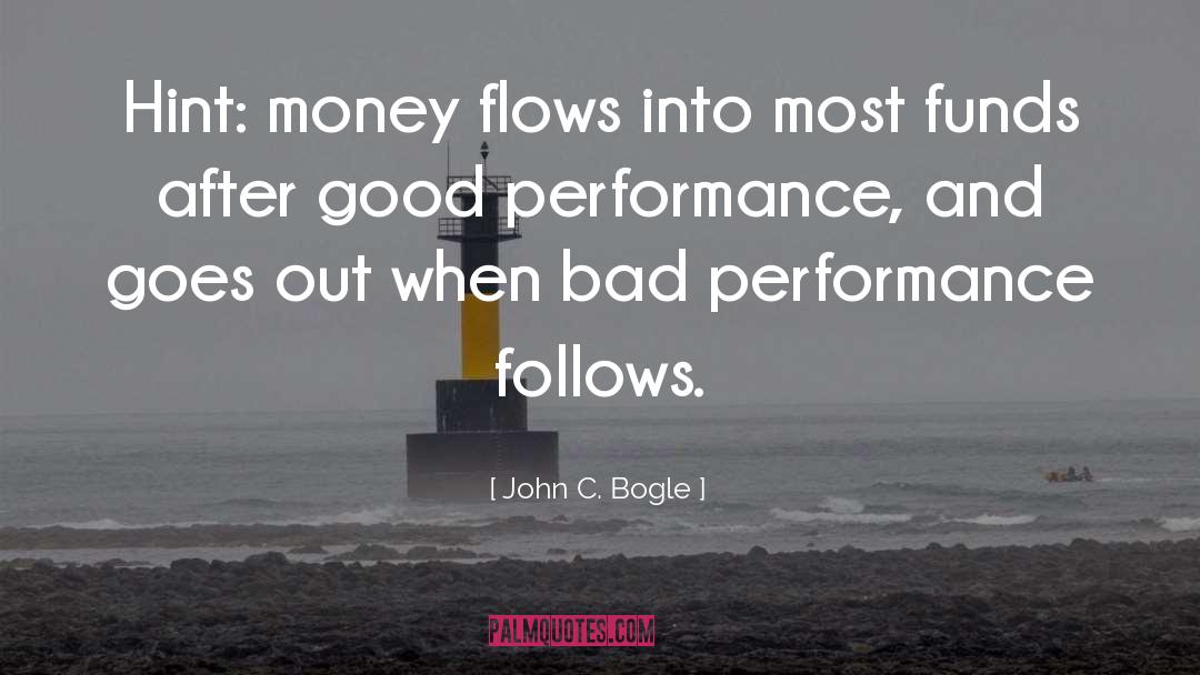 Bad Performance quotes by John C. Bogle