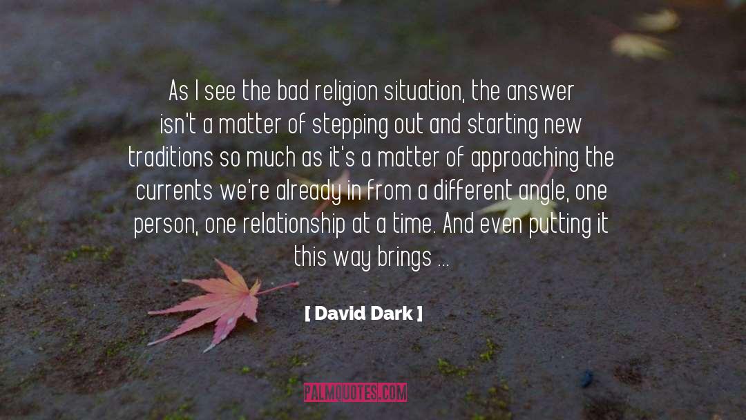 Bad Religion quotes by David Dark