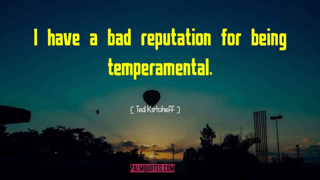 Bad Reputation quotes by Ted Kotcheff