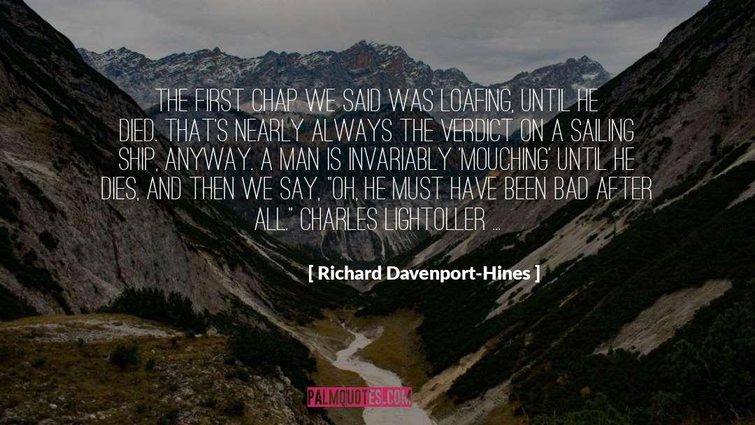 Bad Seed quotes by Richard Davenport-Hines