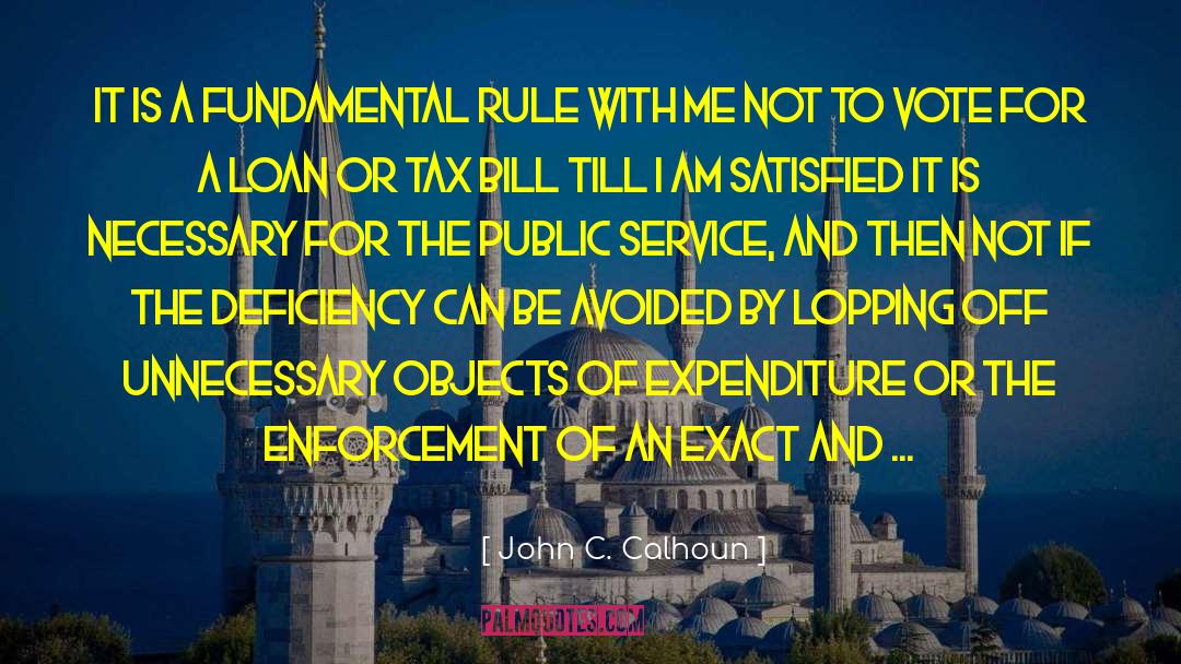 Bad Service quotes by John C. Calhoun