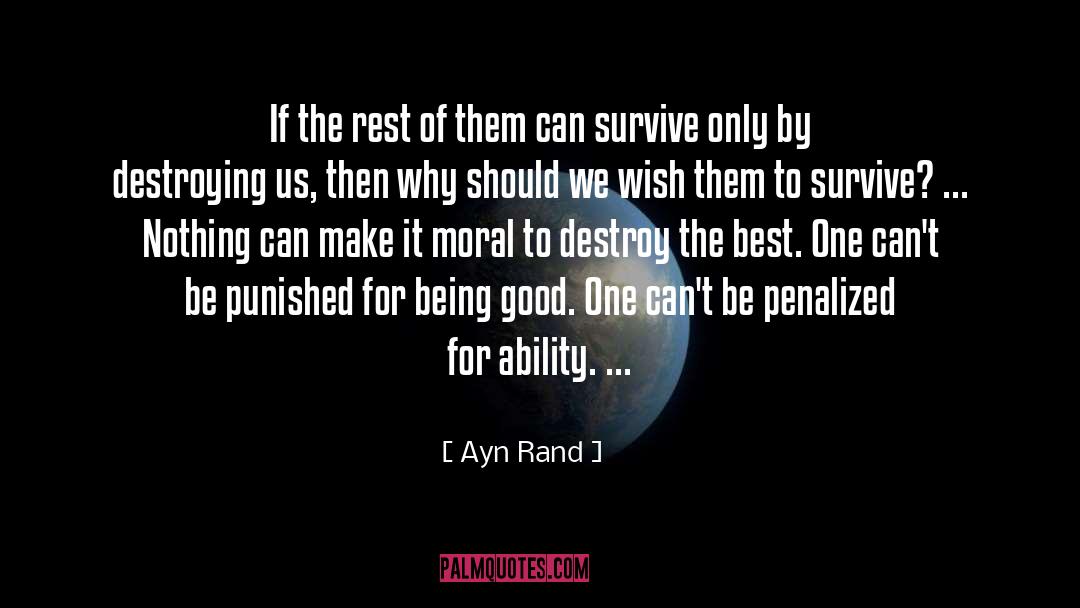 Bad To Good quotes by Ayn Rand