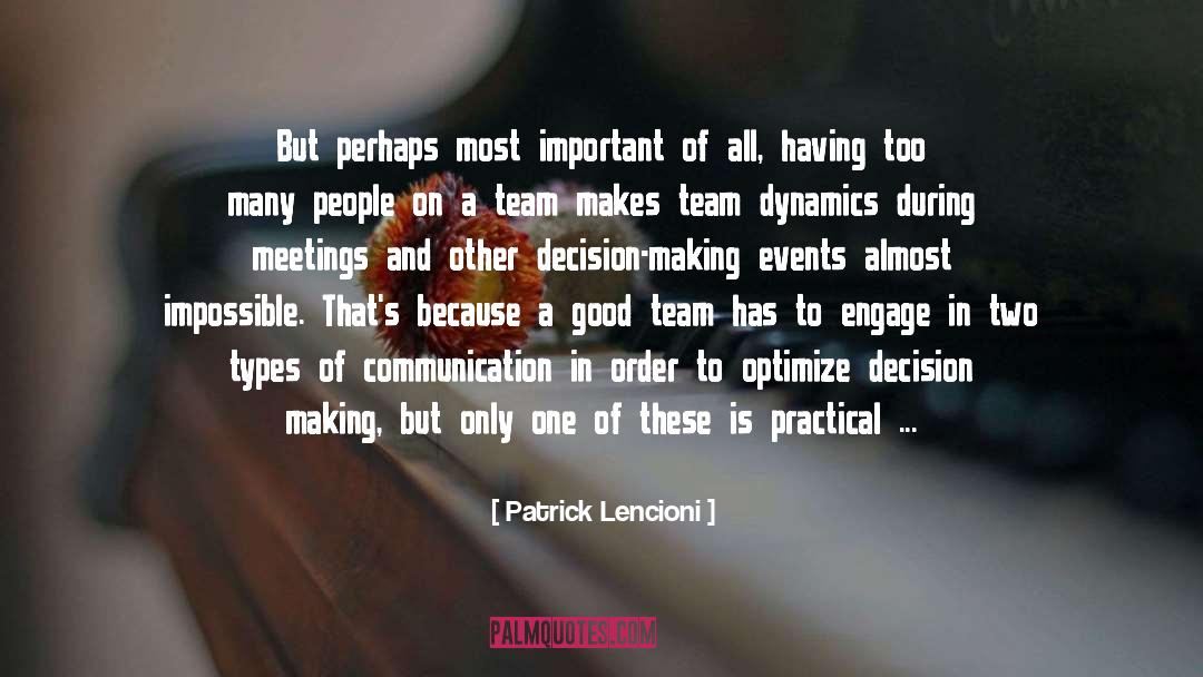 Bad To Good quotes by Patrick Lencioni