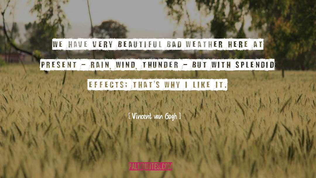 Bad Weather quotes by Vincent Van Gogh