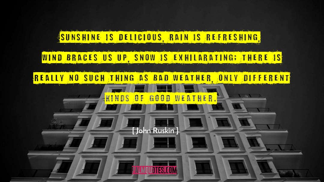 Bad Weather quotes by John Ruskin