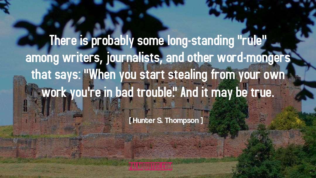 Bad Word Jar quotes by Hunter S. Thompson