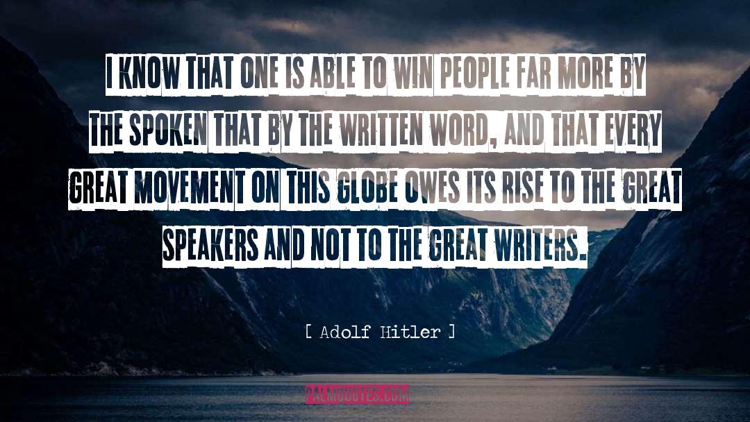 Bad Word quotes by Adolf Hitler